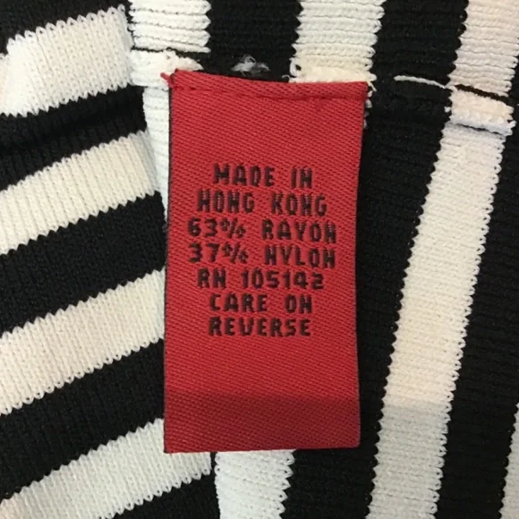 🖤 Venini Black & White Striped Sweater | Size XL 🖤 - Picture 4 of 5